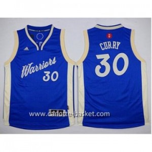 Maglie nba bambino Golden State Warriors bianco Stephen Curry #30 Christmas Edition