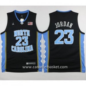 Maglie nba NCAA University of North Carolina Michael Jordan #23 nero