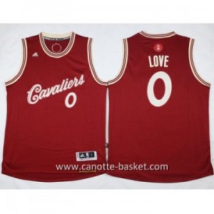 Maglie nba bambino Cleveland Cavalier Kevin Love #0 rosso