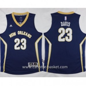 Maglie nba bambino New Orleans Pelicans Anthony Davis #23 blu