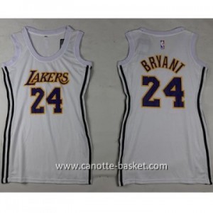 Maglie nba Donna Los Angeles Lakers Kobe Bryant #24 bianco
