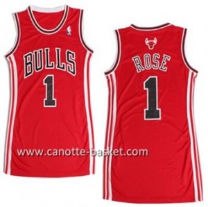 Maglie nba Donna Chicago Bulls Derrick Rose #1 rosso