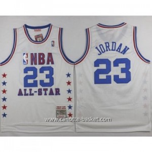 Maglie 1985 All-Star Michael Jordan #23 bianco