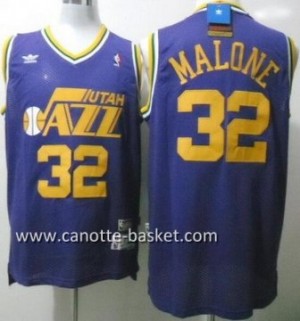 Maglie nba Utah Jazz Karl Malone #32 porpora