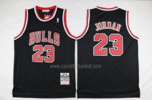 Maglie nba Chicago Bulls Michael Jordan #23 classico nero