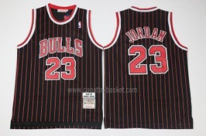 Maglie nba Chicago Bulls Michael Jordan #23 striscia nero classico
