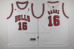 Maglie nba Chicago Bulls Pau Gasol #16 bianco