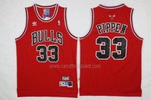 Maglie nba Chicago Bulls Scottie Pippen #33 rosso