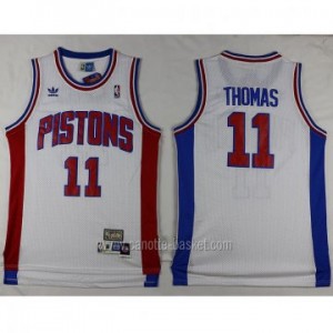 Maglie nba Detroit Pistons Isiah Thomas #11 bianco