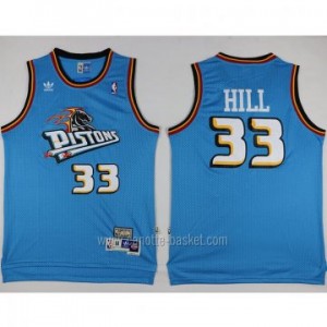 Maglie nba Detroit Pistons blu Grant Hill #33