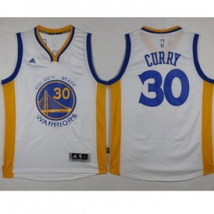 Maglie nba Golden State Warriors Stephen Curry #30 bianco 14-15 stagione