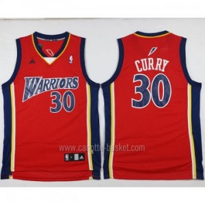 Maglie nba Golden State Warriors Stephen Curry #30 rosso recluta