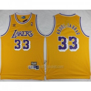 Maglie nba Los Angeles Lakers Kareem Abdul-Jabbar #33 giallo