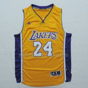 Maglie nba Los Angeles Lakers Kobe Bryant #24 giallo 14-15 stagione