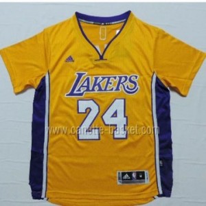 Maglie nba Los Angeles Lakers Kobe Bryant #24 giallo manica corta