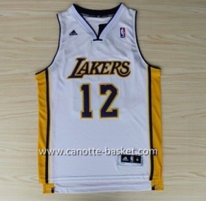 Maglie nba Los Angeles Lakers Dwight Howard #12 bianco