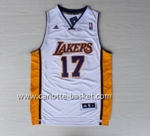 Maglie nba Los Angeles Lakers Jeremy Lin #17 bianco