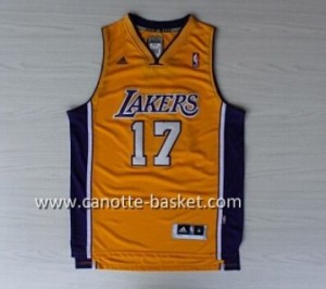 Maglie nba Los Angeles Lakers Jeremy Lin #17 giallo