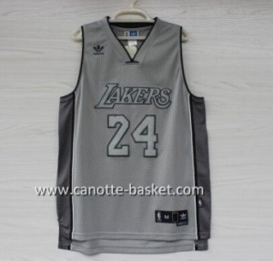 Maglie nba Los Angeles Lakers Kobe Bryant #24 grigio