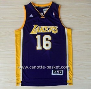 Maglie nba Los Angeles Lakers Pau Gasol #16 porpora