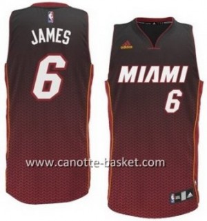 Maglie nba Miami Heat LeBron James #6 Resonate Fashion
