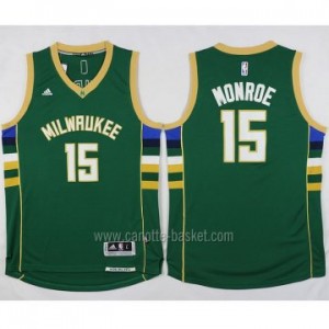 Maglie nba Milwaukee Bucks Greg Monroe #15 verde 2016 stagione