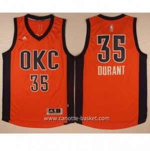 Maglie nba Oklahoma City Thunde Kevin Durant #35 arancione
