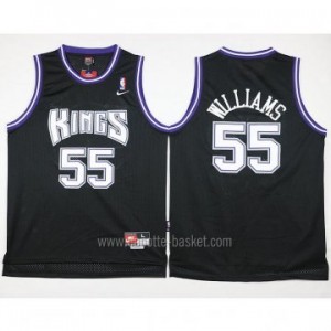 Maglie nba Sacramento Kings Jason Williams #55 nero
