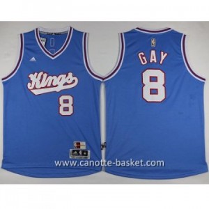 Maglie nba Sacramento Kings Rudy Gay #8 blu
