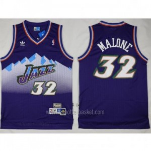 Maglie nba Utah Jazz Karl Malone #32 porpora snow Mountain Editio
