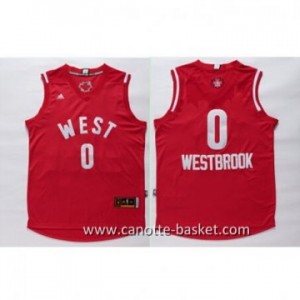Maglie 2016 West All-Star Russell Westbrook #0 rosso