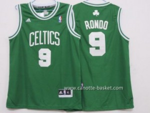 Maglie nba bambino Boston Celtics Rajon Rondo #9 verde