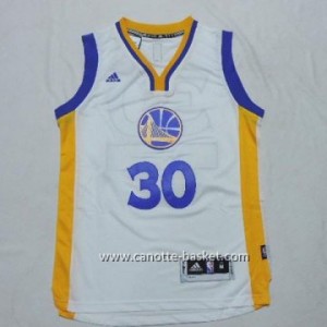 Maglie nba bambino Golden State Warriors bianco Stephen Curry #30