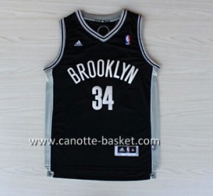 Maglie nba Brooklyn Nets Paul Pierce #34 nero