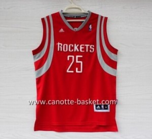 Maglie nba Houston Rockets Chandler Parsons #25 rosso