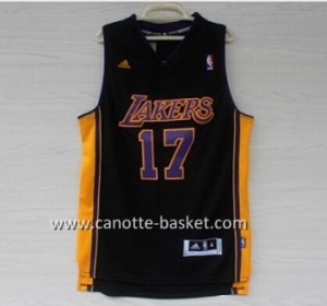 Maglie nba Los Angeles Lakers Jeremy Lin #17 nero
