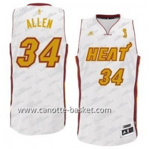 Maglie nba Miami Heat Ray Allen #34 oro bianco