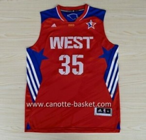 Maglie 2013 All-Star Kevin Durant #35 rosso
