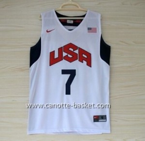 Maglie basket 2012 USA Russell Westbrook #7 bianco