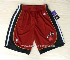 pantaloncini nba Miami Heat nuovi tessuti rosso